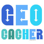 Geocacher Arrows in Blues