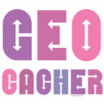 Geocacher Arrows Pink