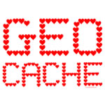 Geocache Heart Text 