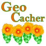 Geocacher Orange Flowers