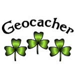 Three Geocacher Shamrocks