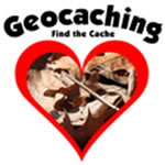 Brown Geocaching Heart